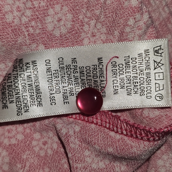 NWT Adrianna Papell Sleeveless Pink Floral‎ Blouse Size Small - Picture 9 of 9